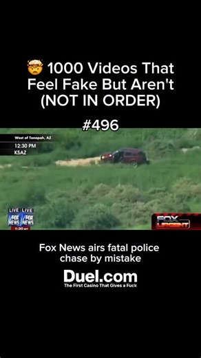 Surreal Footage on Instagram: "On September 28, 2012, Fox News accidentally aired the fatal end of a live police chase in Arizona. The pursuit began in Phoenix and ended when the suspect, JoDon F. Romero, stopped his car in a rural area and took his own life. The network had been broadcasting the chase with a five-second delay instead of the usual ten, which wasn’t enough to prevent the footage from going live. Anchor Shepard Smith immediately shouted for the feed to be cut, but the moment had a