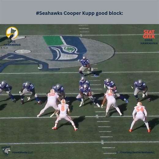 Watch #Seahawks Cooper Kupp block for Kenneth Walker 👀 H/T: Corbin K. Smith [🎥: NFL] | HawkMania