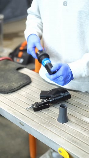 The Power Tool Combo for your Interior Details🔥 Use both the TRC Ultra Air Blaster Mini and our Air/Vac Attachment compatible with the Mini for a handheld “power tool” to lift up and get out dirt, debris, and sand from your interior details🤌 👉 Shop Crevice Air/Vac Attachment and the Ultra Air Blaster Mini on our website. Link in bio. Detaildemontools.com #autodetailing #detailingproducts #autodetailingproducts #interiordetails #theragcompany | Detail Demon Tools