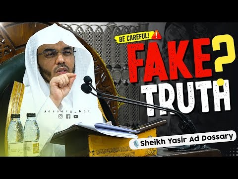 They're Fooling Millions... Don't Fall For It! | Sheikh Yasir Al Dossary | English Subtitle Lecture