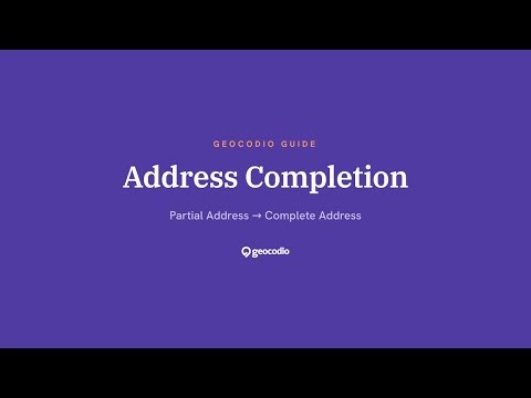 Address Completion: Fill in Missing City, State, and ZIP/Postal Code (API or Spreadsheet)