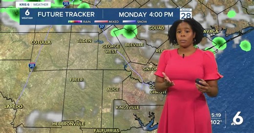 The heat continues but showers return tomorrow