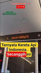 THIS CITIZEN IS SO AMAZED! Turns out Indonesian trains are this sophisticated.