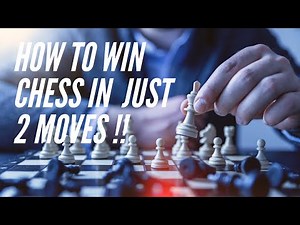 How To Win Chess in Just 2 Moves ! - Fastest Checkmate (1 Minute Video)