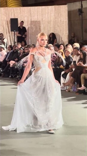 Runway fashion show Couture designer gown we love #fashionshow #viral #trending #fashion ￼