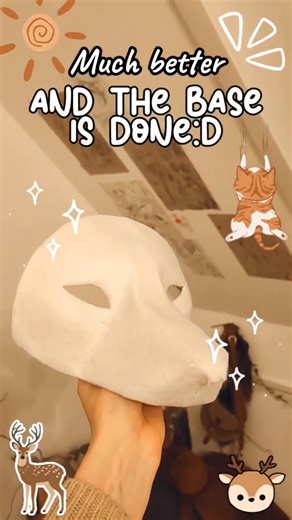 Part1 of my deer Mask:D#therianmask #therianthropy #furry #gear #therianmask #fypシ #tutorial