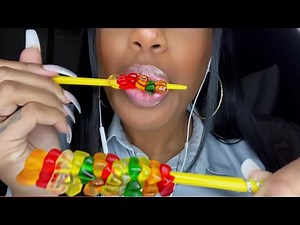 ASMR | INTENSE Gummy Bear Noms 🍭 (Chewy Candy Eating / Mouth Sounds)🍡