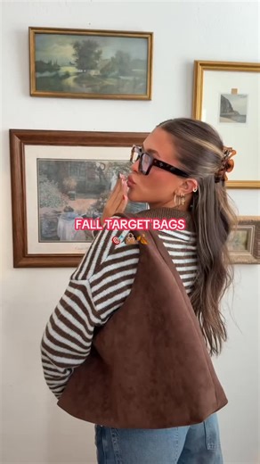 M A D S on Instagram: "Suede Target purses for fall 🎯👜🍂 all links are in my bio!! #targethaul #targetfashion #targetfinds #fallhaul"