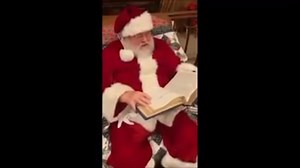 Santa reads the real Christmas story. God bless you and merry Christmas. | GAB News