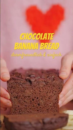 Chocolate Banana Bread – vegan, wholesome, gut-friendly & without refined sugar