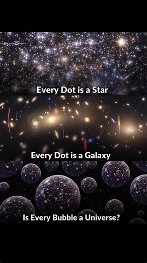 Cosmicverse | Every time we zoom out, the universe humbles us. What looks like a simple dot in the night sky is actually a star. Zoom out a little more,... | Instagram