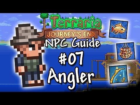 🌳 Terraria NPC Guide #07 | Der Angler | Achievements, Spawn und ein Rant über das Angeln! 🎣