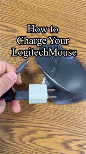 How to charge your Logitech mouse #tutorials #LifeHack #sarcasm #troll #sponsorme @l@logitech