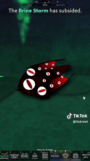 How to Spawn Brine Storm in Fisch Roblox Game
