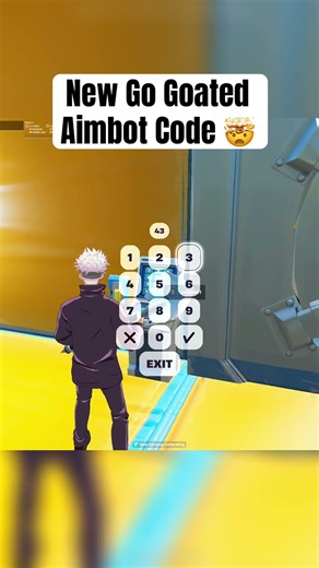 Go goated insane aimbot code 😳 #fortnite #fortniteclips #fortniteshorts #gaming