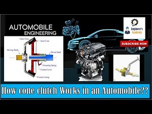 How cone clutch Works in an Automobile??
