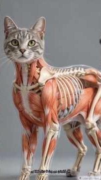 anatomy of cat and its diagram #anatomy #cats #shorts