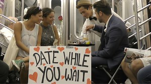 Would you go on a subway date with a stranger?