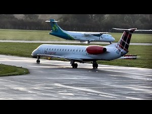 Plane Spotting at Southampton Airport (SOU) Ground Action, Take off and Landing