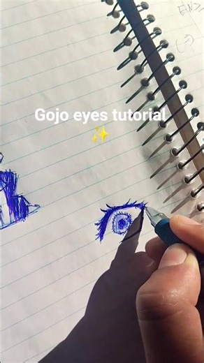 Gojo Satoru eye tutorial#animeeart #artist #jjk #shorts