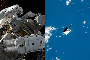 NASA Astronauts Accidentally Drop Tool Bag During Space Walk, Captured on Video
