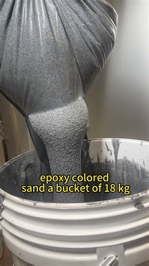 Wow, gray marble-like quality epoxy pigmented sand,#fyp #waterproof #epoxyart #foryou #diyproject #strong