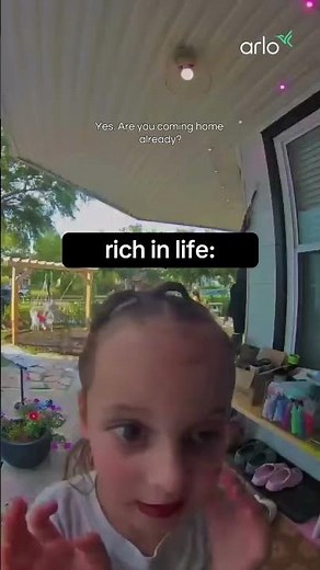 What being "rich" should like 🥺 ❤️ #heartfelt #homesecurity #caughtonarlo