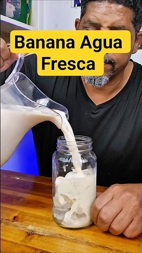 Banana Agua Fresca 🍌#drinks