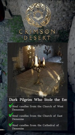 DARK PILGRIM WHO STOLE THE EMBER! #CrimsonDesert #Shorts