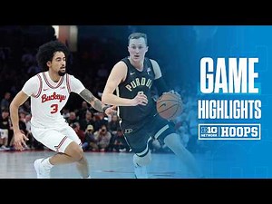 Purdue at Ohio State | HIGHLIGHTS | Big Ten Men's Basketball | 03/01/26