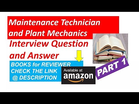 Maintenance Technician Interview and Answer PART 1(PLAYLIST in DESCRIPTION)
