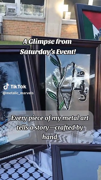 Showcasing My Metal Art Creations ✨ Dive into a gallery of my latest metal embossing masterpieces! From intricate designs to custom creations, see how each piece brings a unique touch of artistry to life. 🎨🔍 Which one is your favorite? Let me know in the comments! #MetalArt #EmbossingArt #ArtShowcase #Handcrafted #Metalwork #ArtReels #CreativeShowcase #ArtGallery #ArtCommunity #CustomArt #Craftsmanship #ArtLovers