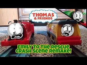 Thomas and Friends | Emily to the Rescue Crash Scene Remake! | (TOMY, Trackmaster, Plarail)