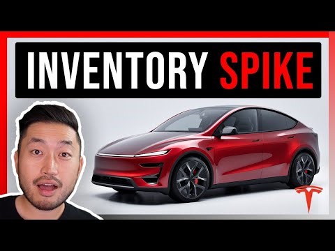 Model Y Inventory is SPIKING (end of quarter inventory dump)
