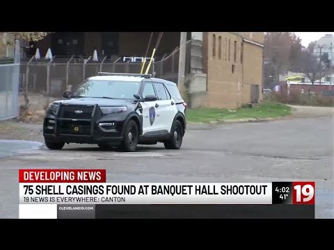 75 shell casings found at banquet hall shootout
