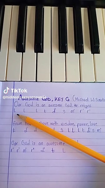 Awesome God: Solfa Notes & Lyrics Tutorial