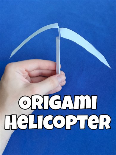 How to Make an Origami Helicopter Step-by-Step