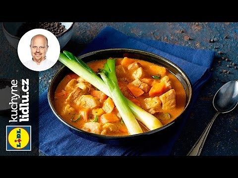 Dušené vepřové kostky s mrkví - Roman Paulus - RECEPTY KUCHYNĚ LIDLU