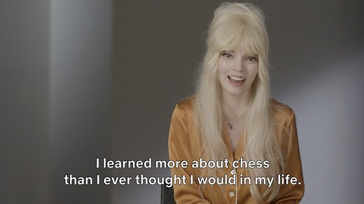 2.3M views · 11K reactions | Anya Taylor-Joy takes you inside her process of bringing Beth Harmon to life in The Queen's Gambit | Netflix | Facebook
