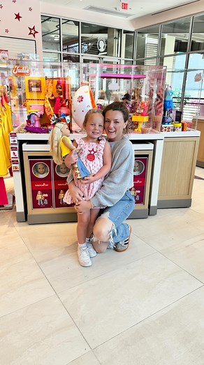 Danielle Fletcher on Instagram: "Eve turned 5 this week 🥳🥹 man time’s flying. I posted this video to my stories but it needed a permanent spot on the feed. ICYMI For her birthday I took her on a solo date to the American Girl Doll store and let her pick out her doll and then we had lunch in their dining area. It was an absolute dream and a core monkey for both of us. I got so lucky to capture this moment of me telling her what I loved about her. She started tearing up and then my heart explode