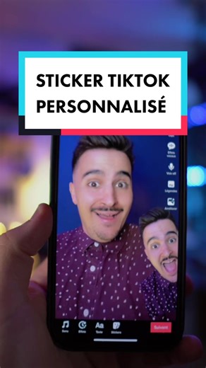 Voici comment créer des stickers tiktok personnalisés ! #iphonetips #tiktokastuces #iphonetricks #apple
