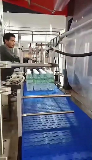 Heat shrink film charter machine #packaging machinery #back-end packaging manufacturer