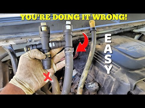 2010 Chevy Tahoe heater hose repair! try this before you mess up!