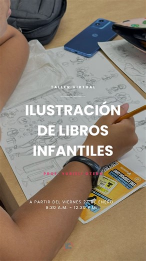 📖🎨 Ilustra tu propio libro infantil de principio a fin En este taller virtual con la profesora Yurieli Otero, desarrollarás tu propio libro infantil ilustrado, desde la idea inicial hasta el diseño final. Aprenderás a crear personajes, construir el escenario, realizar ilustraciones interiores, diseñar el layout junto al texto y desarrollar la portada. Al finalizar el curso, contarás con un PDF “dummy” de tu libro ilustrado, inspirado en un texto de tu elección. 🔗 Matrícula aquí 👉 https://www