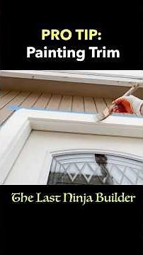 Paint Trim quick & easy in 3 steps
