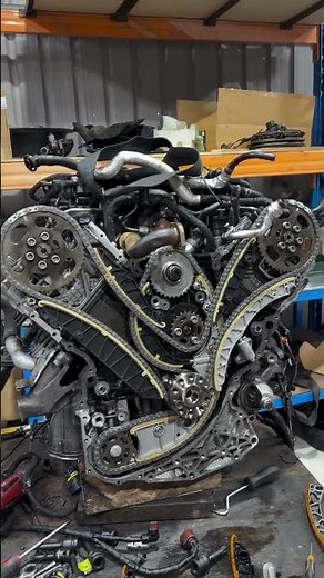 Audi 3.0L TDI Engine Repair Timing Chain & Full Rebuild Service #eucartech #autotech #automotive