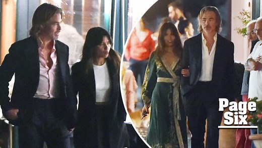 Chris Pine and mystery girlfriend still going strong as they hold hands on date night in Italy