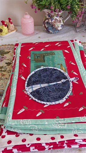 ✨ My very first handmade project is finally ready! This is a beautiful Dining Table Runner with matching Mats, crafted with love and neat finishing. Perfect for giving your dining space a classy and homely touch. Durable, elegant, and made with care – this set will make every meal feel special. 👉 Set includes: 1 Table Runner   Mats 👉 Handmade with fine stitching 👉 Perfect for home use or as a gift