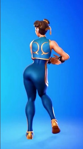 Chun li y sus 🍑 - Fortnite x Street Fighter