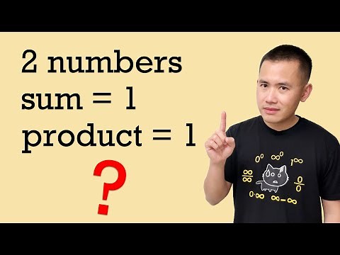 Can the sum and product of two numbers both equal 1?